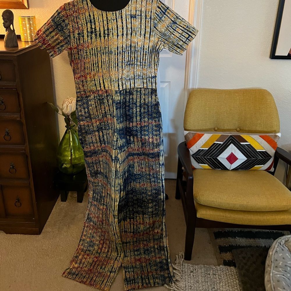 Ethnic Print Jumpsuit